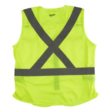 MILWAUKEE 48-73-5061 HIGH VIS YELLOW SAFETY VEST-S/M