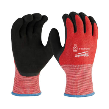 MILWAUKEE 48-73-7922B LRG CUT 2 WNTR DIP GLOVES (12 PAIR)