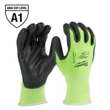 MILWAUKEE 48-73-8914 XXL CUT 1 HIGH VIS GLOVES (PAIR)