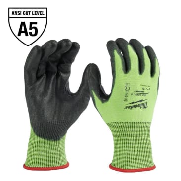 MILWAUKEE 48-73-8950B SML CUT 5 HIGH VIS GLOVES (12 PAIR)