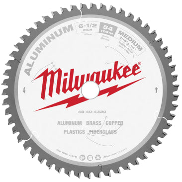 MILWAUKEE 48-40-4320 6-1/2 54T ALUMINUM CSB 5/8