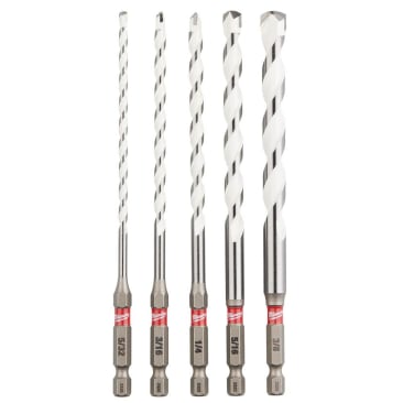 MILWAUKEE 48-20-8898 5PC. CARB MULTI-MATERIAL DRL BIT SET