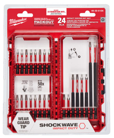 MILWAUKEE 48-32-5126 IMPACT SET (24 PACK)