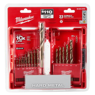 MILWAUKEE 48-89-2338 RED HELIX COBALT DRILL BITS (23 PACK)