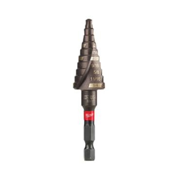 MILWAUKEE 48-89-9243 SHKWAVE IM DUTY STEP BIT #3 3/16 - 3/4