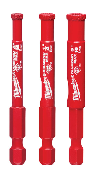 MILWAUKEE 49-56-0500 DIAMOND MAX 3PC SET