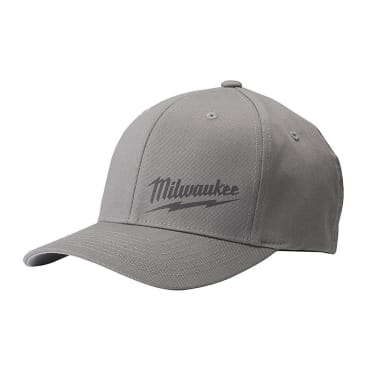 MILWAUKEE 504G-LXL FF FITTED HAT-GRAY L/XL