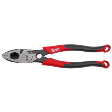 MILWAUKEE MT550T 9 LINEMAN COMFORT GRIP PLIERS WITH THREAD CLEANER