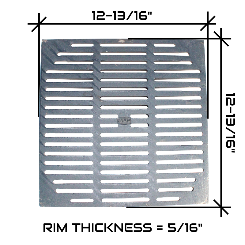 Zurn P150-GRATE Z150 Series Replacement Cast Iron Slotted Grate - IN STOCK