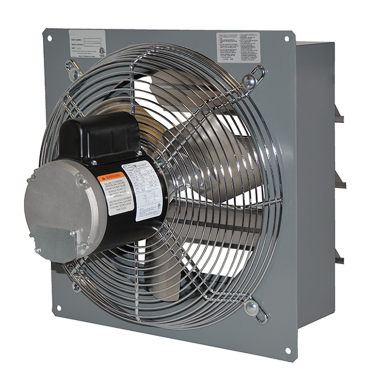 CANARM SD08 8" 2-Speed Commercial Exhaust Fan, Cord & Plug