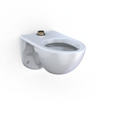 TOTO CT728CUG#01 COMMERCIAL WALL MOUNT HIGH EFFICIENCY ELONGATED ADA WATER CLOSET 1.0GPF COTTON WHITE