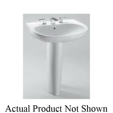 TOTO LT242G#01 PROMINENCE 1-HOLE PEDESTAL LAVATORY