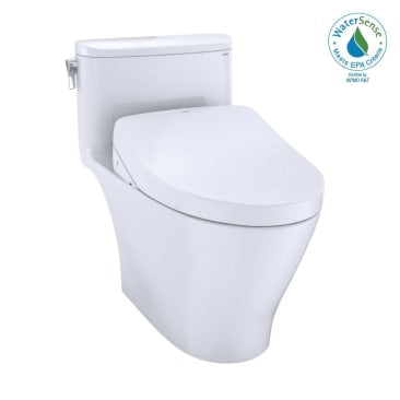 TOTO MW6423056CEFGA#01 NEXUS ELONGATED 1PC WATER CLOSET WITH WASHLET & AUTOFLUSH COTTON