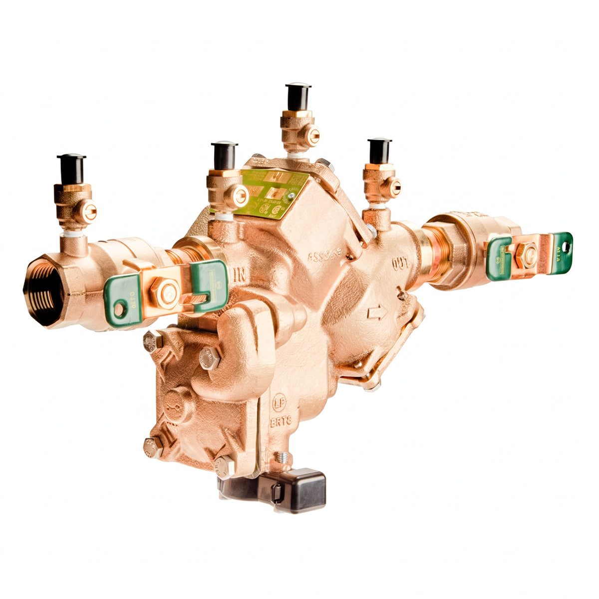 WATTS-LF909M1-QT-FS-1.25-INCH-LEAD-FREE-REDUCED-PRESSURE-RPZ-BACKFLOW-PREVENTER-F391010-IMG-1