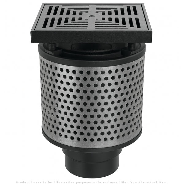 Zurn Z135‑6‑T 8″ Square Promenade Deck Drain