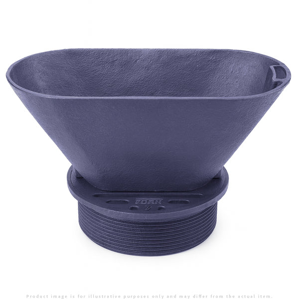 Zurn Z400-BF Cast Iron Floor Drain with Oval Funnel | Z400-BF