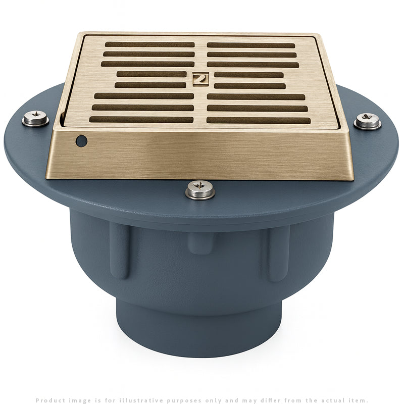 Z513-ZN513-Zurn-9-Inch-Square-Hinged-Heavy-Duty-Drain-IMG-1