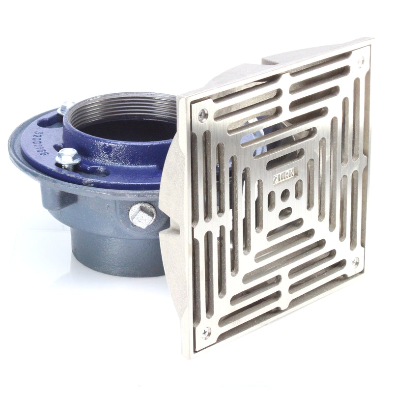 Zurn ZXN-415-8Y Floor Drain with Heavy-Duty 8