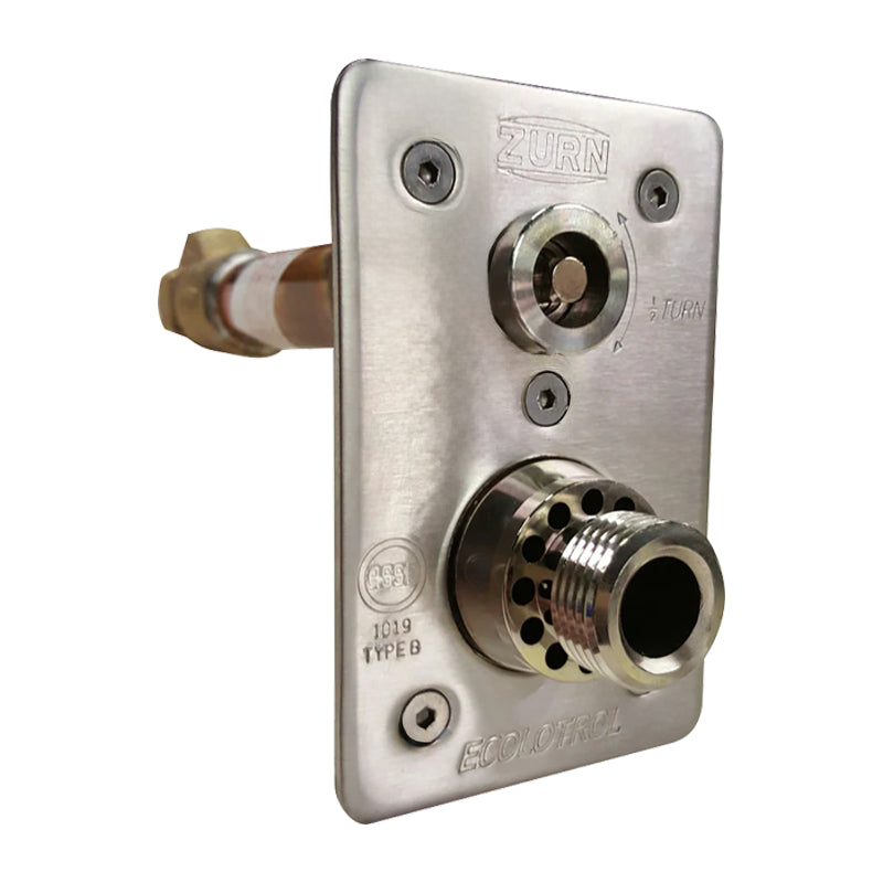Zurn Z1333-C Chrome 3/4 Non-Freeze Wall Hydrant With Anti-Siphon - Exposed Mount Plumbing