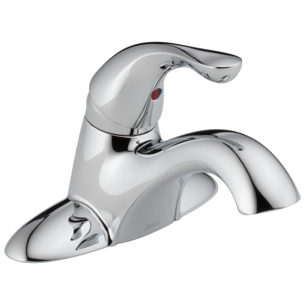 Delta 520-Mpu-Dst Chrome S/L 4Cc Lav Faucet W/Pop-Up