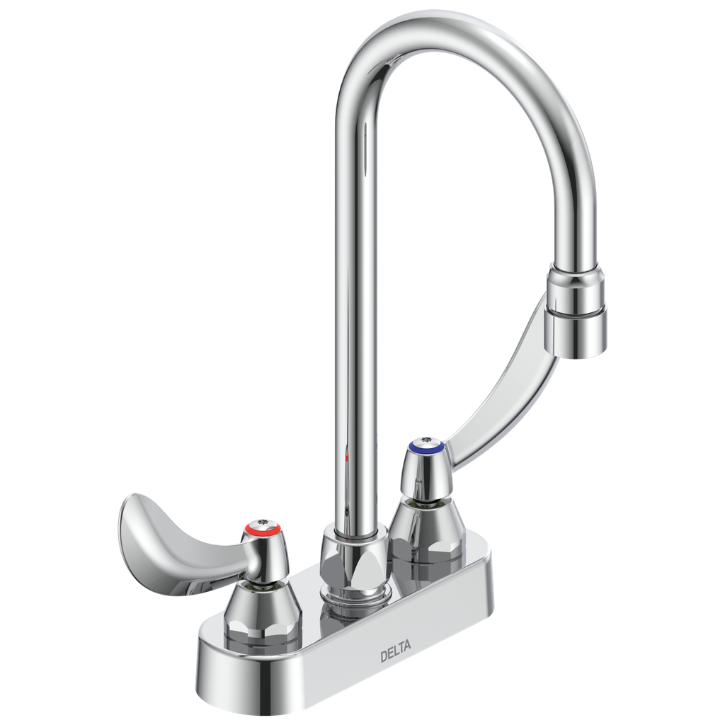 Delta 27C4834 4 C/S D/M Sink Faucet W/Gooseneck