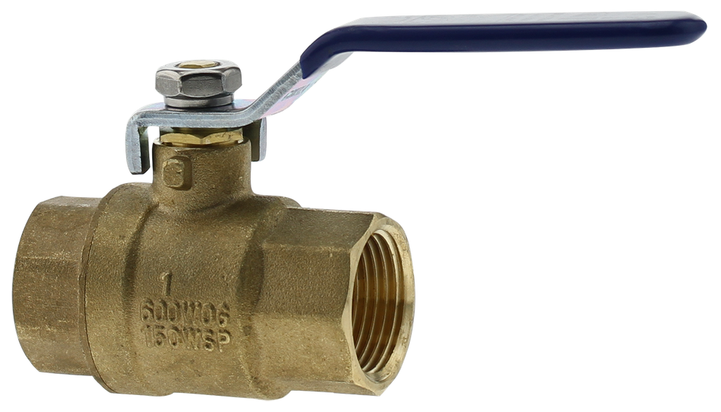 Boshart 082WD-10NL 1BVTWD 1" THREADED IPS BALL VALVE W/DRAIN - 600PSI WOG