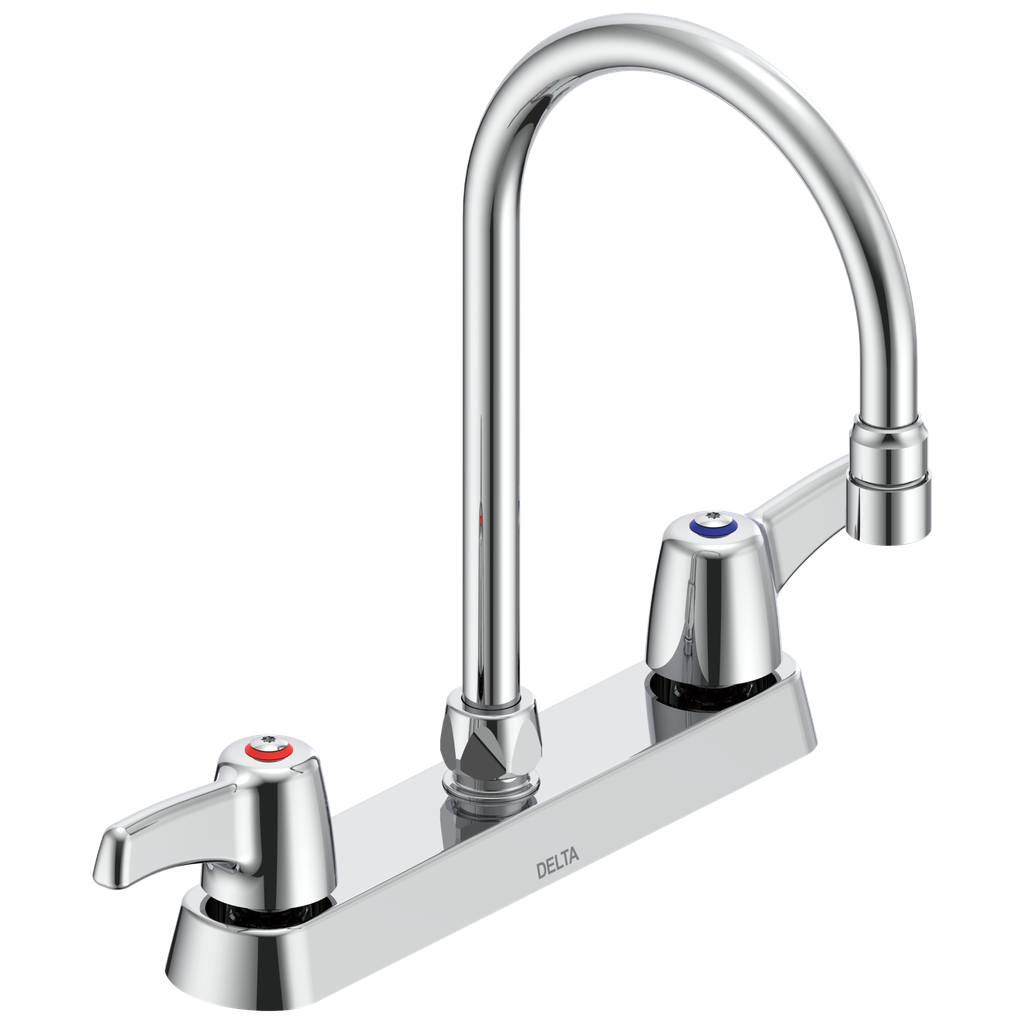 Delta 26C3933 8 C/S Deckmount Sink Faucet