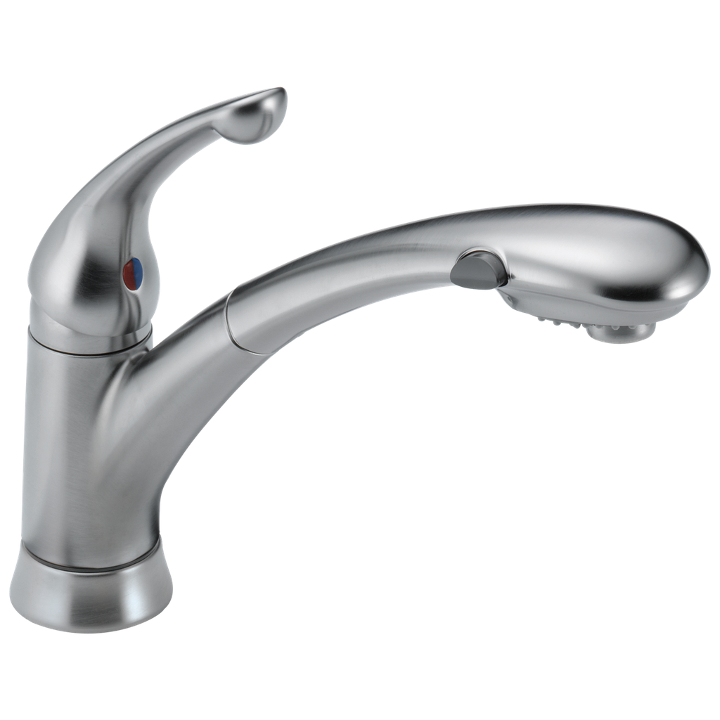 Delta Delt470Ardst S.S. S/L Pull-Down Spray Kitchen Faucet