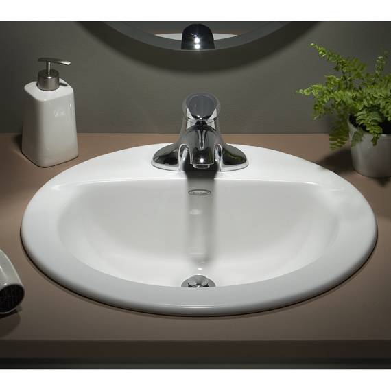 AMERICAN STANDARD COLONY C-TOP CHINA SINK 4 IN CTRS WHITE (346403.02)