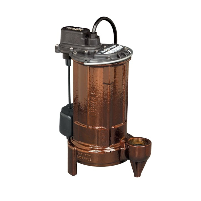 Liberty 287-2 Submersible Sump Pump – 1/2 HP, 115V, 25ft Cord, VMF