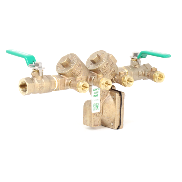 Zurn Wilkins 12-975XL2 1/2" Reduced Pressure Principle Assembly Backflow Preventer Lead-Free