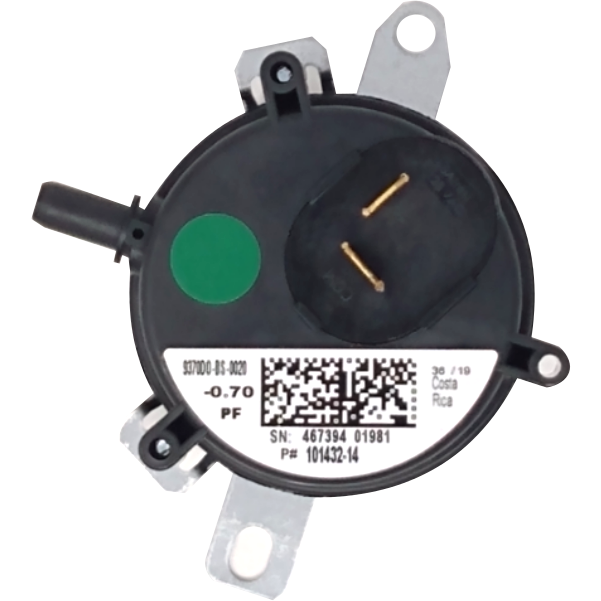 Lennox 57W79 Pressure Switch (0.70" WC) - Alternate / Replacement Part Numbers: 57W7901, 101432-14, 10143214, 101432-14, 9370DO-BS-0020, R45695-004