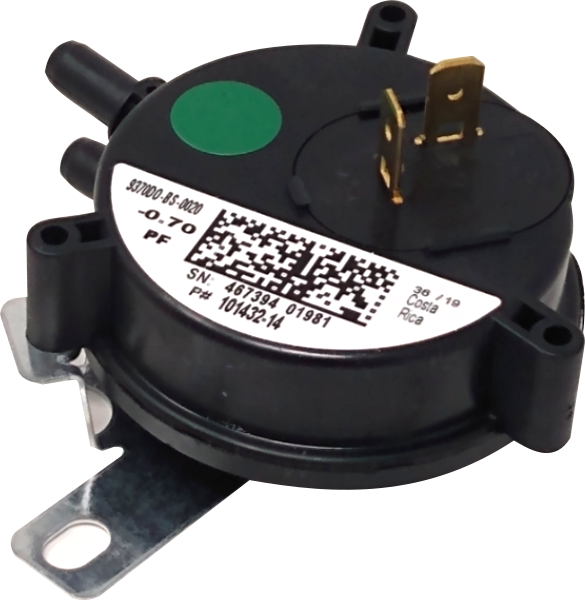 Armstrong Air 57W79 Pressure Switch (0.70" WC) - Alternate / Replacement Part Numbers: 57W7901, 101432-14, 10143214, 101432-14, 9370DO-BS-0020, R45695-004