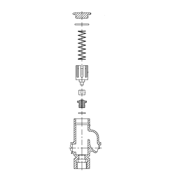 Zurn 66955-277-9 Z1022/Z1022-XL Sani-Gard Kit de reparación de imprimador de trampa automática (1999-PRESENTE) 