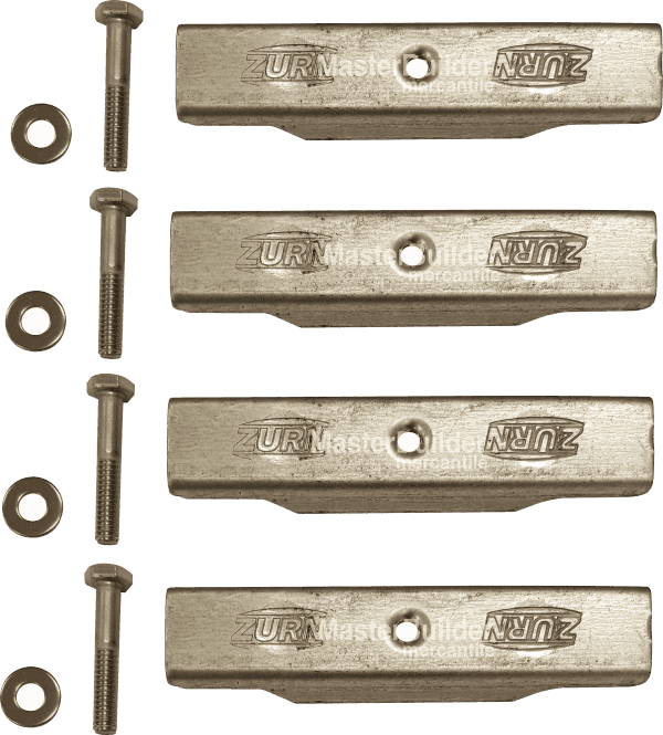 Zurn 66955-849-9 Z886 Series Hardware de bloqueo de rejilla de acero inoxidable (bolsa de 4)