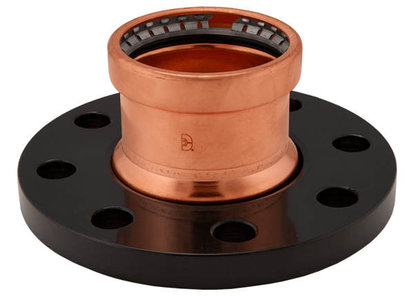 BMI 2-1/2" x 7" Wrot Copper Press-Fit Companion Flange Fitting Item 47610 