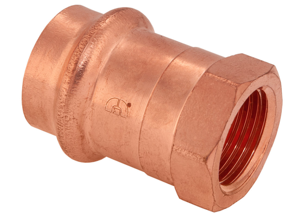 BMI 3/4" Wrot Copper Press-Fit P x FIP Reducing Adapter Fitting Item 47705