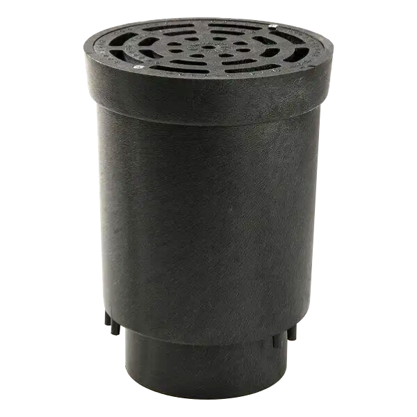 NDS FWSD69 4" Surface Drain Inlet with Grate