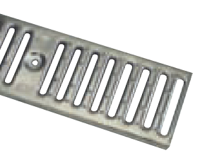 Zurn P6-RFSC40 6" Wide Reinforced Fabricated 304 Stainless Steel Slotted Grate Class C
