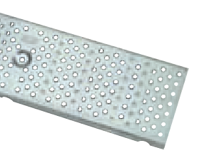 Zurn P6-PG40 6" Wide Fabricated Galvanized Steel Perforated Grate Class A