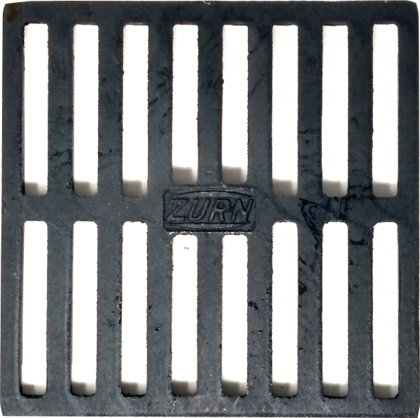 Zurn P611-GRATE Z611 Series Replacement Cast Iron Slotted Grate, Casting Number 46121-001
