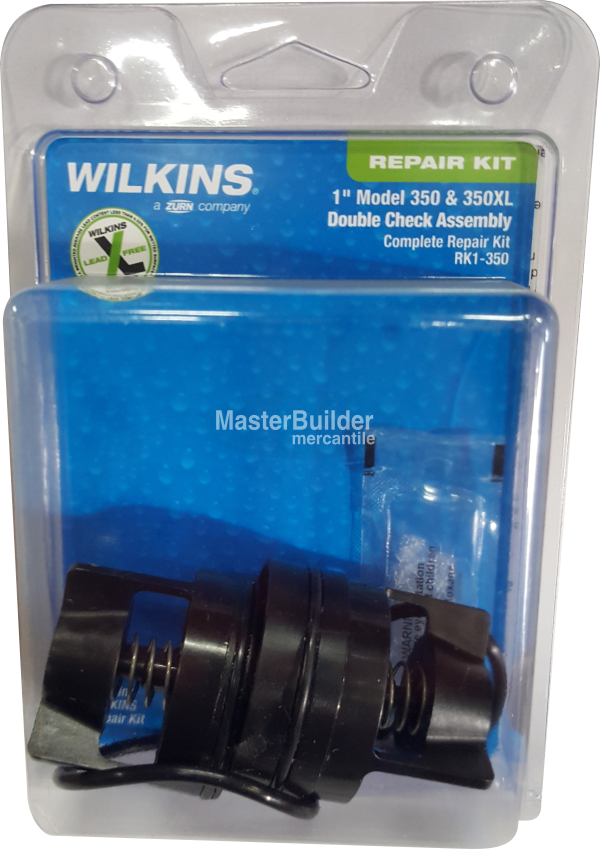 Zurn Wilkins RK1-350 Kit de reparación completo (para modelos 350 y 350XL de 1") 
