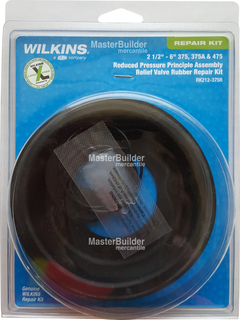 Zurn Wilkins RK212-375R Relief Rubber Repair Kit