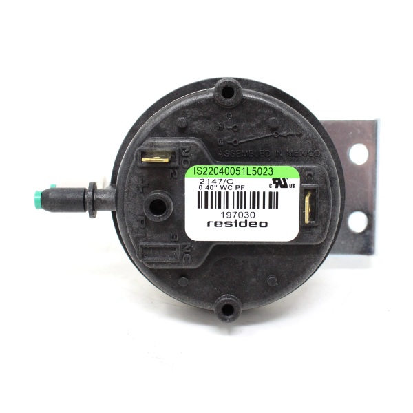 REZNOR 197030 Pressure Switch - 0.40 WC SPST GRN- 2147/C - IS22040051L5023