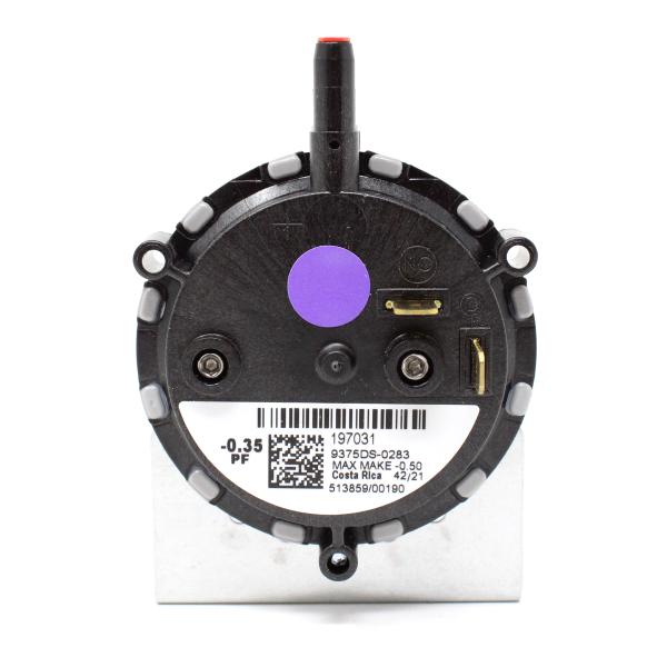 REZNOR 197031 Pressure Switch - 0.35 WC Purple 9375DS-0283
