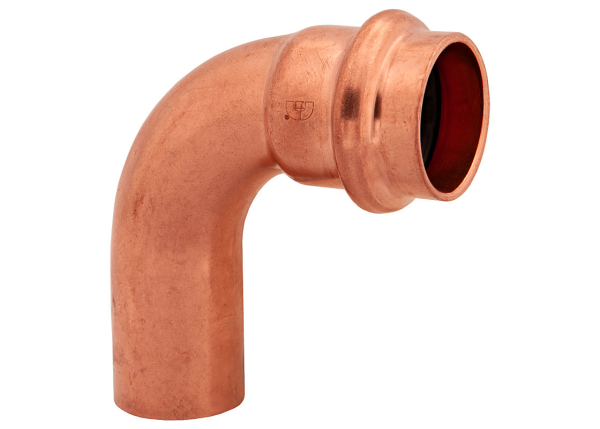 BMI 1-1/2" Wrot Copper Press-Fit FTG x P 90 Degree Street Elbow Fitting Item 47358 