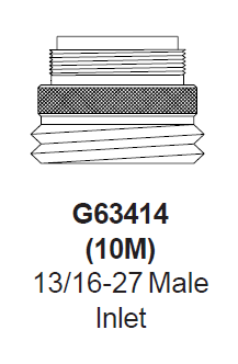 Zurn G63414 (10M) ¾” Garden Hose Outlet Aerator Male