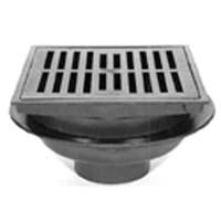 Zurn Z610-H 12" Square Heavy-Duty Drain with Hinged Grate