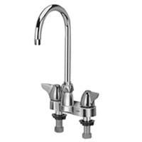 Zurn Z812B3-XL Lead-Free 4" Centerset Faucet with 5-3/8" Gooseneck and Dome Lever Handles