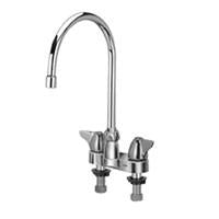 Zurn Z812C3-XL Lead-Free 4" Centerset Faucet with 8" Gooseneck and Dome Lever Handles